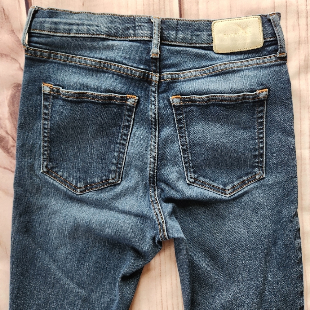 Everlane "The High Rise Skinny Jean" Medium Blue | Women's Size 27 Regular - Picture 7 of 10